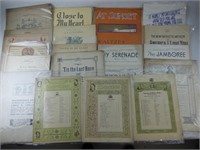 Antique Music & Piano Sheets/ Books