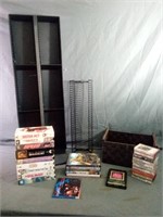 Great Entertainment Lot Includes VD Stands, CD'S,