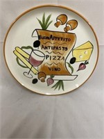 Pizza serving plate