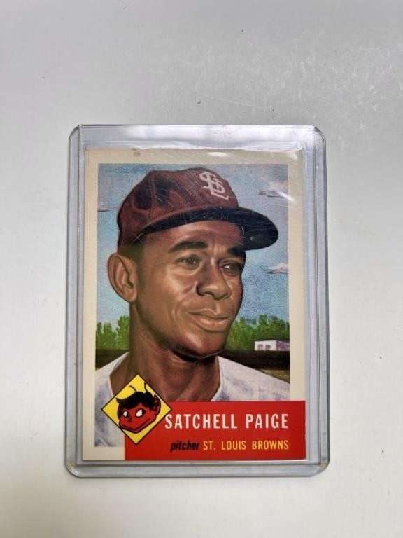1953 Topps #220 Satchell Paige St. Louis Browns