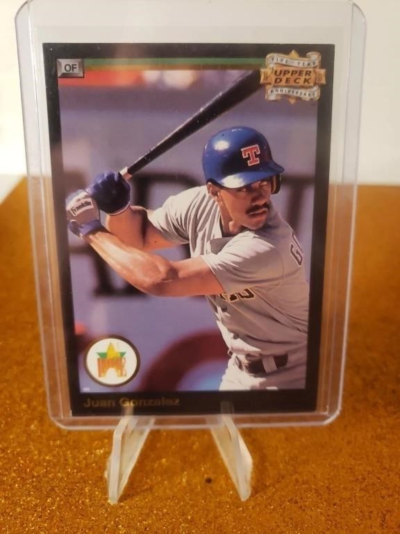 Upperdeck 1993 Juan Gonzalez Rookie Card