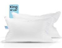 [ONLY ONE]HYPOALLERGENIC KING GOOSE FEATHER PILLOW