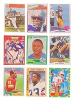 (9) 1960’s -90’s Nfl Rookie Cards