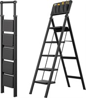 $109  5 Step Ladder Folding Stool with Tool Bag