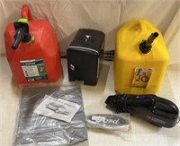 Car Lot: 2) 5 Gallons Gas Canisters Diesel & Gas,