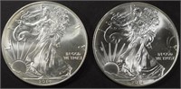 (2) 2014 AMERICAN SILVER EAGLE