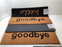 Seventh Studio Hello/Goodbye Coir Door Mat