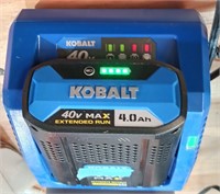 Kobalt 40V 4AH Battery and Charger