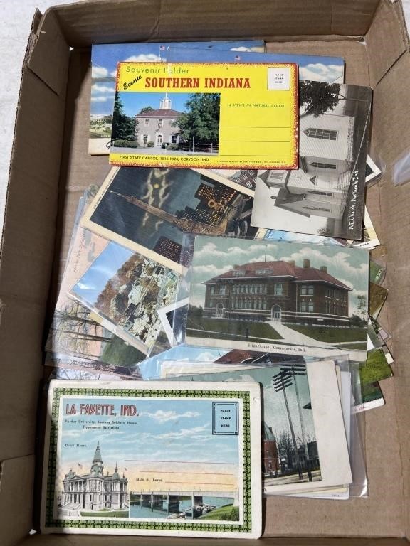 Indiana postcards Connersville Richmond