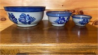 BBP Pottery Bowls 11, 7 & 5"