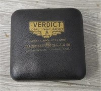 Vintage "Verdict" Dial Gauge Made in England