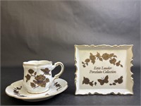 Three Estée Lauder Ice Palace Porcelain Collection
