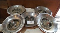 IMPERIAL HUBCAPS, SET OF 5