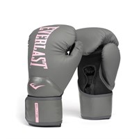 Everlast Elite 2 Boxing Training Gloves - Grey/Pin