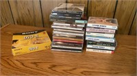 CDs, cassette tapes