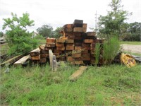 Pile of Wood Trusses