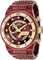 Invicta Men's Burgundy 51mm Quartz Watch