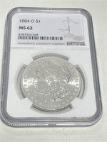 1884-O MS62 PCGS/NGC