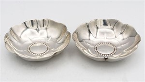 Lot of 2 Tiffany & Co Makers Sterling Silver Bowls