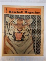 1973 Detroit News Baseball Magazine