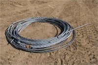 (4) Rolls Galvanized Braided Cable