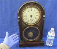 antique cathedral style clock (works & chimes)