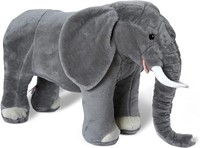 Melissa & Doug Giant Elephant - Lifelike Stuffed