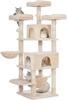 BEWISHOME Cat Tree 66.3 Inch Large Cat Tower