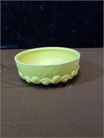 Yellow McCoy bowl approx 7 inches diameter