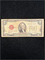 1928 D $2 Red Seal Note