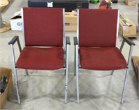 2-Stackable office chairs