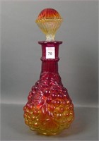 Rare Vintage Imperial Grape Red Amberina Decnter