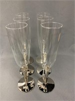 (6) Kate Spade Champagne Glasses