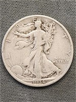 1936 Walking Liberty Silver Half Dollar