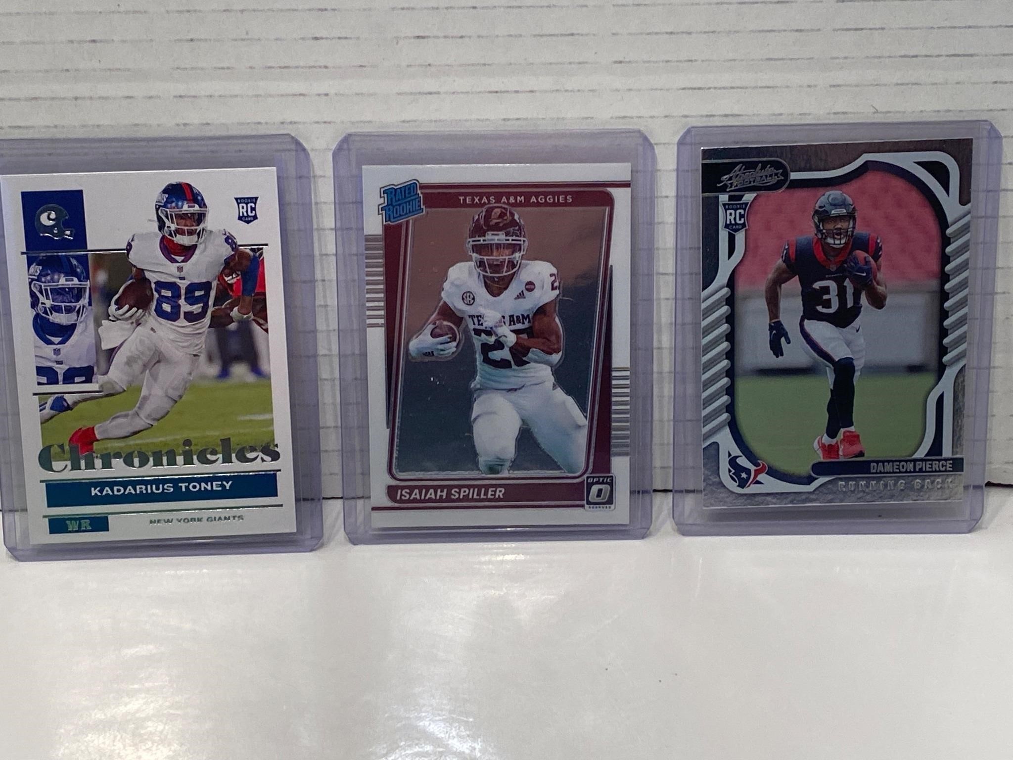 Football Rookies Card Lot