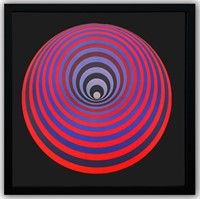 Victor Vasarely- Heliogravure Print "Untitled"