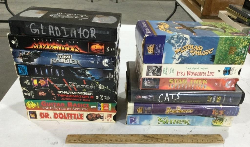 14 VHS Tapes