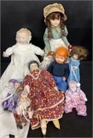Collectible Doll Grouping