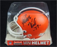 Ross Verba Cleveland Browns Signed Mini Helmet