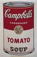 Andy Warhol Campbells Soup Lithograph 35 x 22"