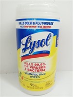 G) ~85ct Lysol Disinfecting Wipes, lemon lime
