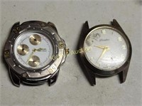 2 vtg watches wind up mens tachymeter too