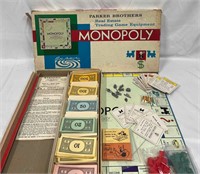 Vintage 1961 Monopoly Game