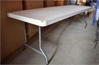 Folding plastic top table (8 feet) *LYS