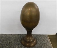 Decorative brass pillar : 8" t x 3.5" w , made in