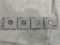 (2) Mercury Dimes