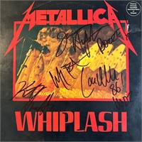 Metallica (CLIFF BURTON!!!) Autographed Album Cove