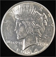 1934-D PEACE DOLLAR AU/BU