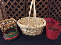 Christmas Weaved Baskets