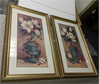 Pair of Barbara Mock Floral Print